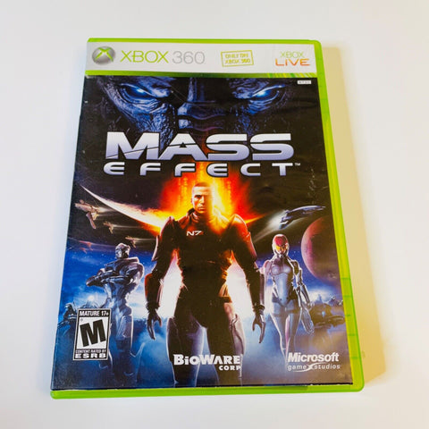 Mass Effect (Microsoft Xbox 360, 2007) CIB, Complete, VG Disc Surface Is As New