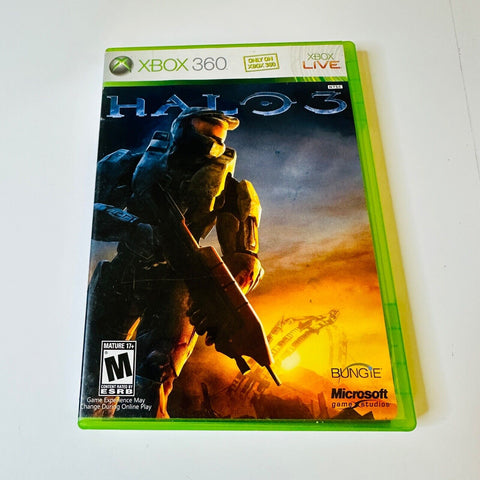 Halo 3 (Xbox 360, 2007) CIB, Complete, Disc Surface Is As New!