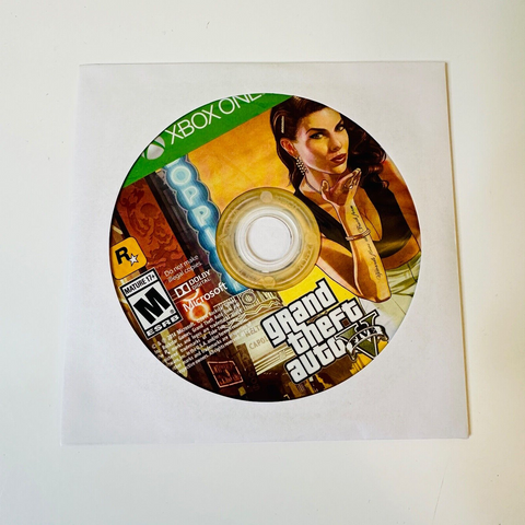 Grand Theft Auto V (Microsoft Xbox One, 2014) Disc