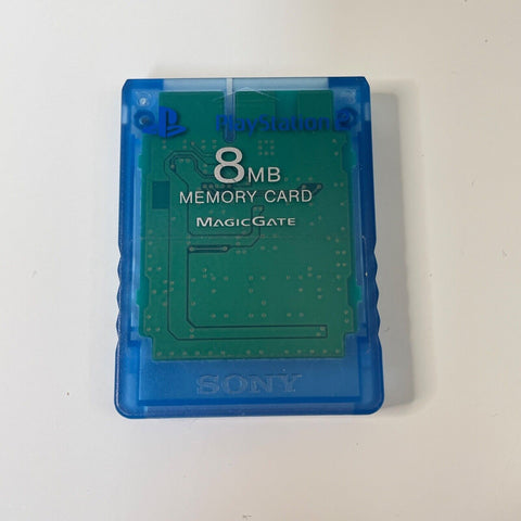 Official Sony Playstation 2 PS2 - Blue Memory Card 8MB Magic Gate - SCPH-10020