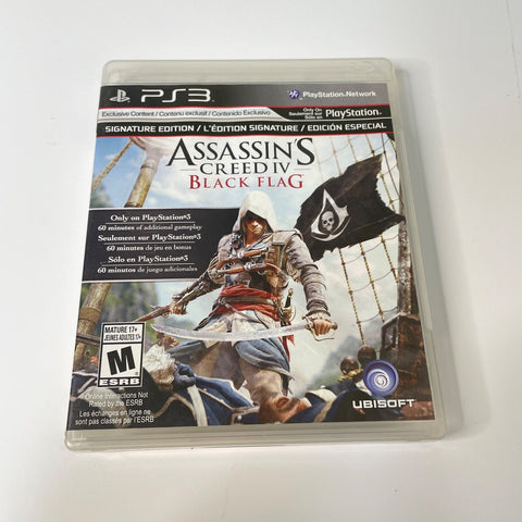 Assassin's Creed IV 4 Black Flag (Sony Playstation 3) PS3, CIB, Complete, VG