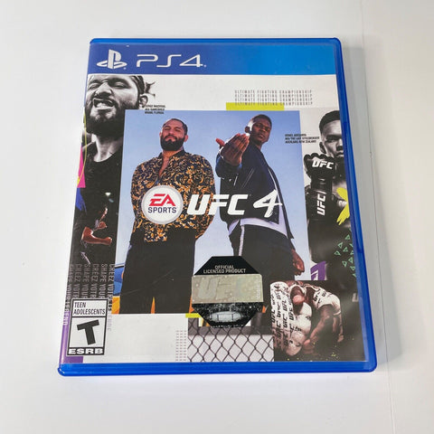 UFC 4 - Sony Playstation 4, PS4, CIB, Complete, VG