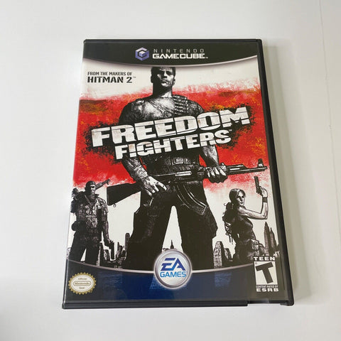 Freedom Fighters (Nintendo GameCube) CIB, Complete, Disc Surface Is As New!