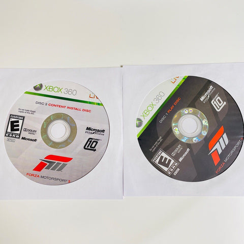Forza Motorsport 3 (Microsoft Xbox 360) Discs Only, Disc Surface Is As New!
