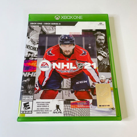 NHL 21 (Microsoft Xbox One, Series X) CIB, Complete, VG