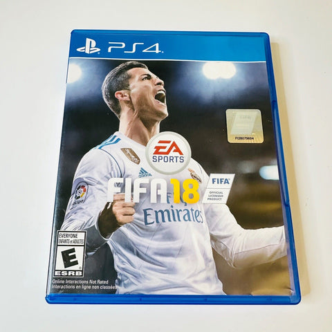 FIFA 18 (Sony PlayStation 4, PS4 2017) CIB, Complete, VG