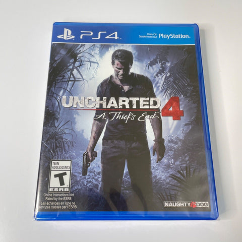 Uncharted 4: A Thief's End for (PlayStation 4 PS4, 2016) Brand New Sealed!