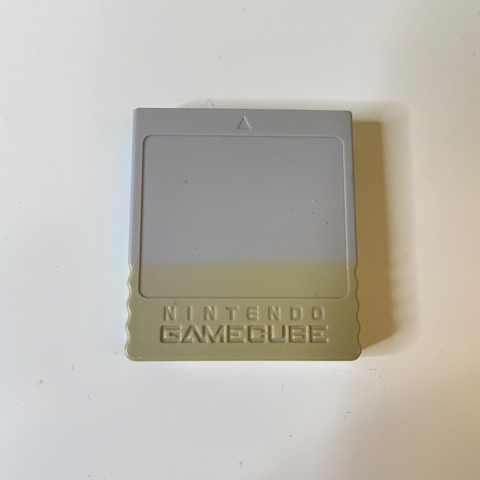 Genuine Nintendo Memory Card 59 Blocks for GameCube DOL-008 OEM