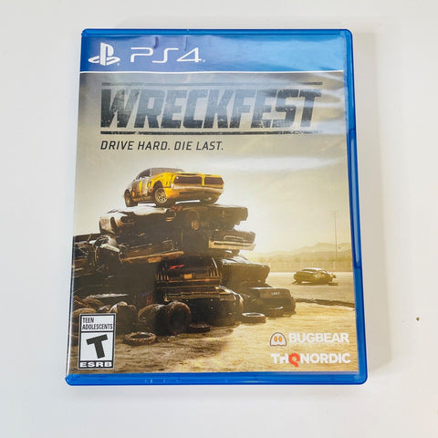 Wreckfest -- (Sony PlayStation 4, 2019) CIB, Complete, VG