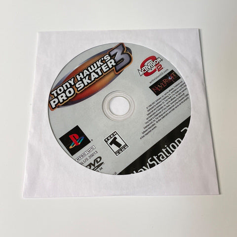Tony Hawk's Pro Skater 3 (Sony PlayStation 2, 2002) Disc Surface Is As New!