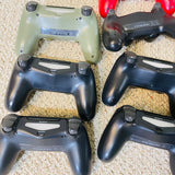 Lot of 10 Xbox One, Sony Playstation 4, PS4 Controllers For Parts, AS IS!