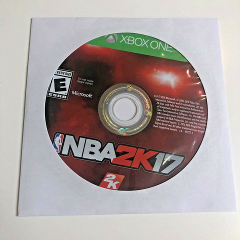 NBA 2K17 (Microsoft Xbox One, 2016) Disc