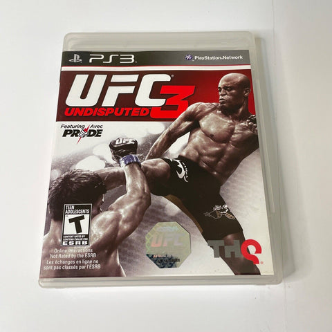UFC Undisputed 3 (Sony PlayStation 3, PS3) CIB, Complete, VG