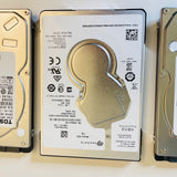 3 Defective 2.5" Hard drives, 1TB, Toshiba and Seagate , Sold For Parts/Repair