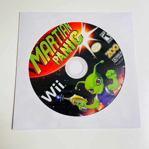 Martian Panic (Nintendo Wii, 2010) Disc