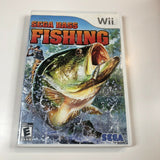 Sega Bass Fishing (Nintendo Wii, 2008) Complete, VG