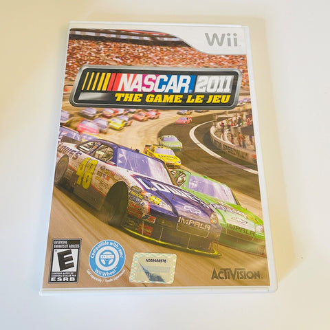 Nascar The Game 2011 - Wii Nintendo, CIB, Complete, VG Disc Surface Is As New!