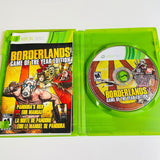 Borderlands -- Game of the Year Edition (Microsoft Xbox 360) CIB, Complete, VG