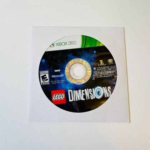LEGO Dimensions (Microsoft Xbox 360, 2015) Disc Surface Is As New!