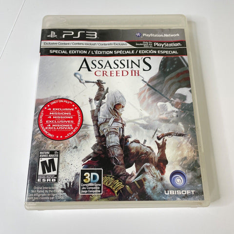 Assassins Creed III - 3 - PS3 PlayStation 3 Only, Case Only, No game!