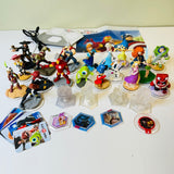 Huge Lot Disney Infinity Portal Figures & Disc, Star Wars, Monsters Elsa, etc