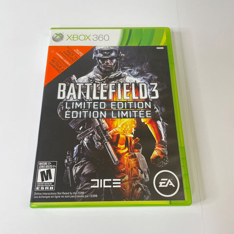 Battlefield 3 Limited Edition (Microsoft Xbox 360) CIB, Complete, Disc Is Mint!