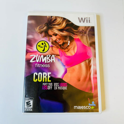 Zumba Fitness Core (Nintendo Wii, 2012) CIB, Complete, Disc Surface Is As New!