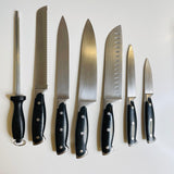 Hampton Signature 8 Piece Stainless Steel Kitchen Knife Set with Wood