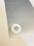 128 Premium Cracked Disc Hub Repair Ring Sticker Label! Cd, Dvd Sega Wii Wii U