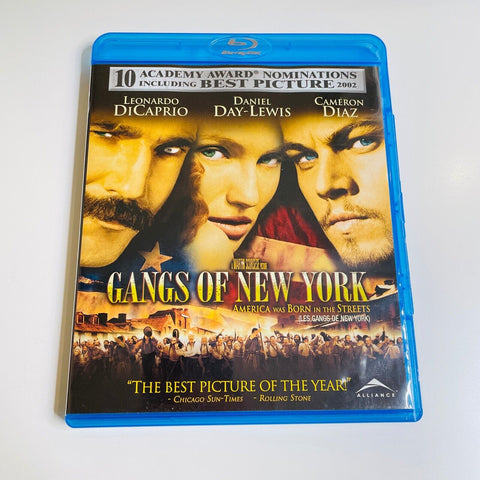 Gangs of New York (Blu-ray, 2008) Leonardo DiCaprio Cameron Diaz