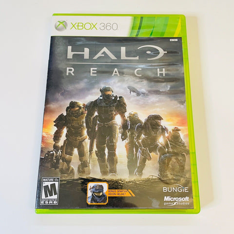 Halo Reach (Xbox 360, 2010) CIB, Complete with Code, VG, Disc Surface Is As New