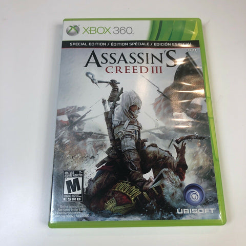 Assassins Creed III 3 Special Edition (Microsoft Xbox 360, 2012)