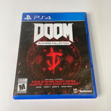 Doom Slayers Collection (Sony PlayStation 4, 2019) PS4, CIB, Complete & Skin, VG