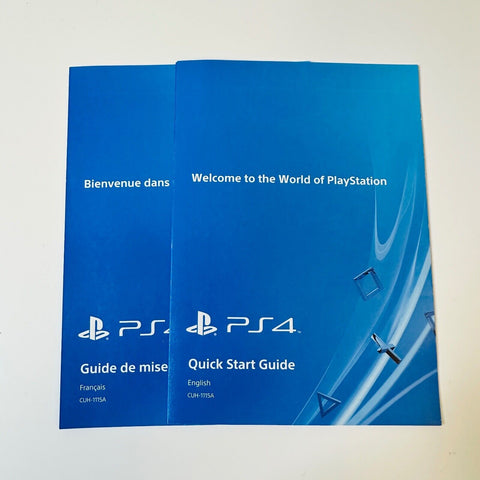 Sony PS4 Playstation 4 CUH-1115A Quick Start Guide