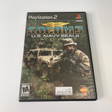 SOCOM 3: U.S. Navy SEALs (Sony PlayStation 2, 2005) PS2, Disc Surface Is As New!