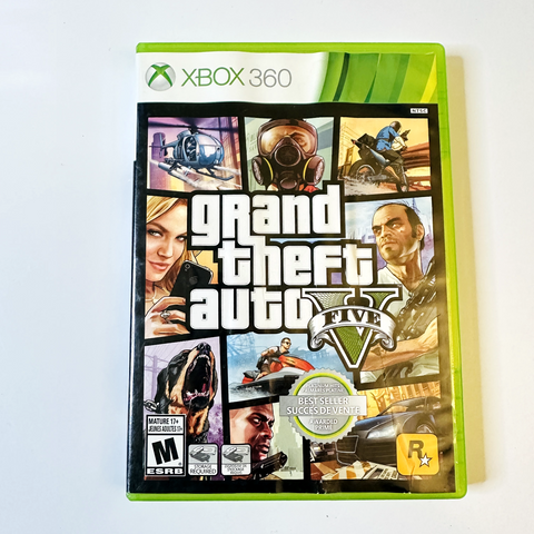 Grand Theft Auto V 5 (Microsoft Xbox 360, 2013) Discs Surfaces Are As New!