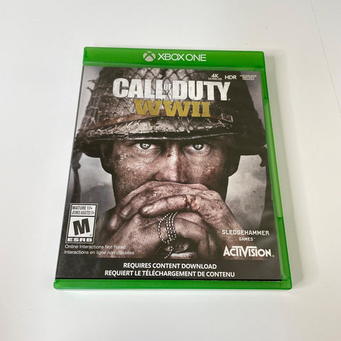 Call of Duty WWII Xbox One (Microsoft Xbox One, 2017) CIB, Complete, VG