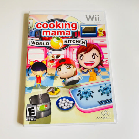 Cooking Mama: World Kitchen (Nintendo Wii, 2008) CIB, Complete, VG