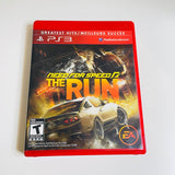 Need for Speed: The Run (Sony PlayStation 3, Ps3 2011) CIB, Complete, VG