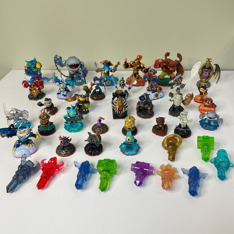 Skylanders Lot of 41,  Giants, Trap Team, Swap Force, Crystals, Some Rare