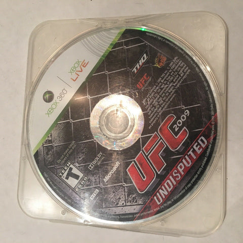 UFC 2009 Undisputed (Microsoft Xbox 360, 2009), Disc Only!