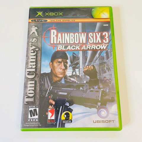Rainbow Six 3 Black Arrow (Xbox) CIB, Complete, VG, Disc Surface Is As New!
