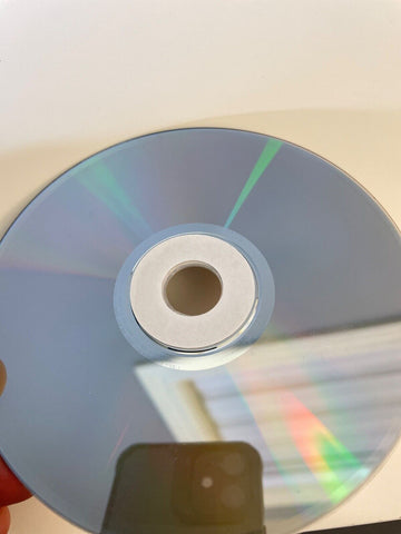 1050 CRACKED DISC HUB REPAIR RING STICKER LABEL! CD, DVD, Wii, Wii U, GameCube