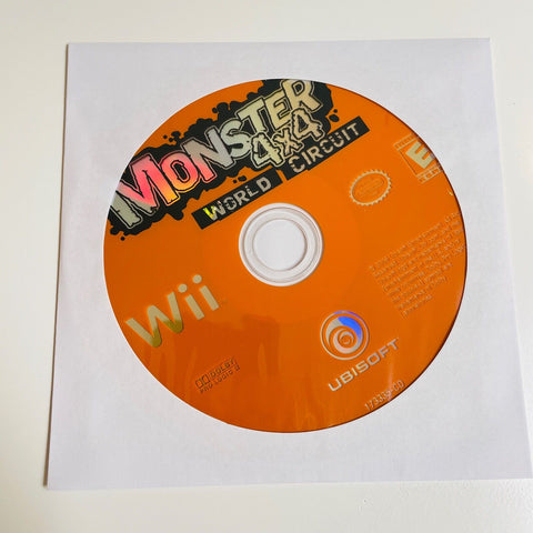 Monster 4X4: World Circuit (Nintendo Wii, 2006) Disc Surface Is As New!