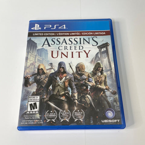 Assassin's Creed: Unity - Limited Edition (PS4, PlayStation 4) CIB, Complete, VG