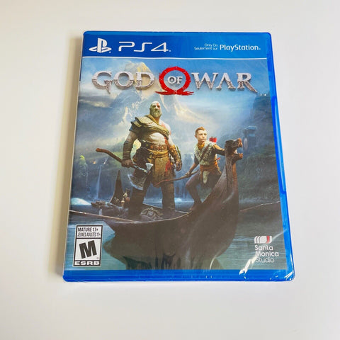God of War (PlayStation 4, 2018) Blue Label, First Print Rare, Brand New Sealed!