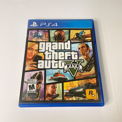 Grand Theft Auto V (Sony PlayStation 4, PS4) CIB, Complete, VG