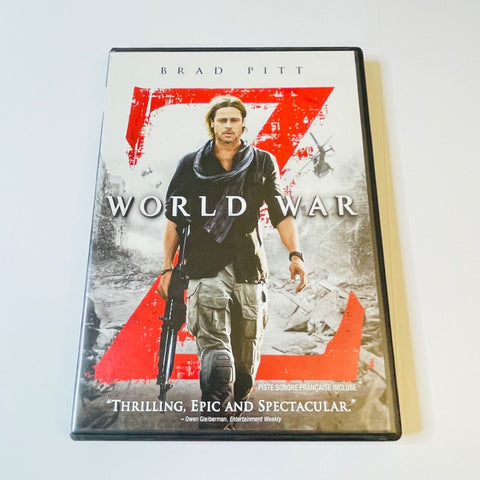 World War Z (DVD, 2013) VG