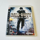 Call of Duty: World at War PS3 (Sony PlayStation 3, 2008) CIB, Complete, VG