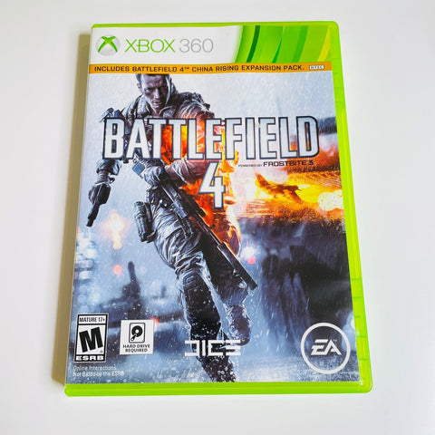 Battlefield 4 (Microsoft Xbox 360, 2013) CIB, Complete, VG